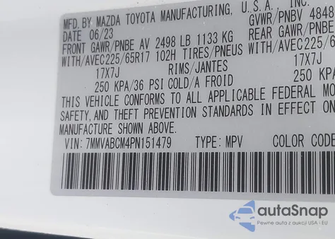 2023 Mazda Cx-50 2.5 S Preferred Plus from USA, damaged, VIN 7MMVABCM4PN151479